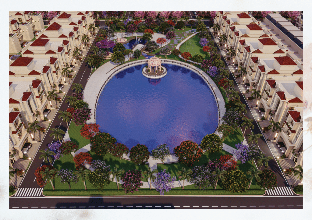 Flower-Themed Township