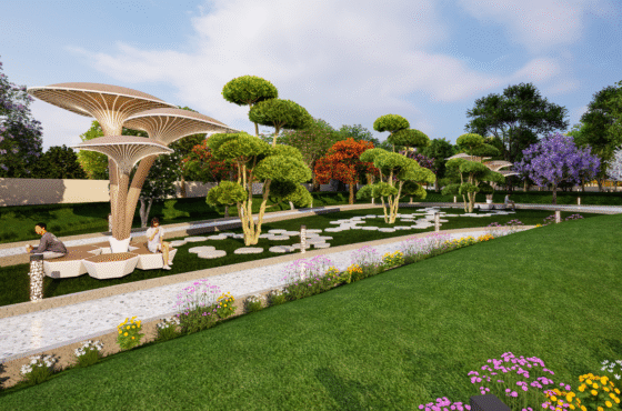 Floret Town Classical Architecture Villas with Parks – Where Heritage Living Meets Modern Comfort