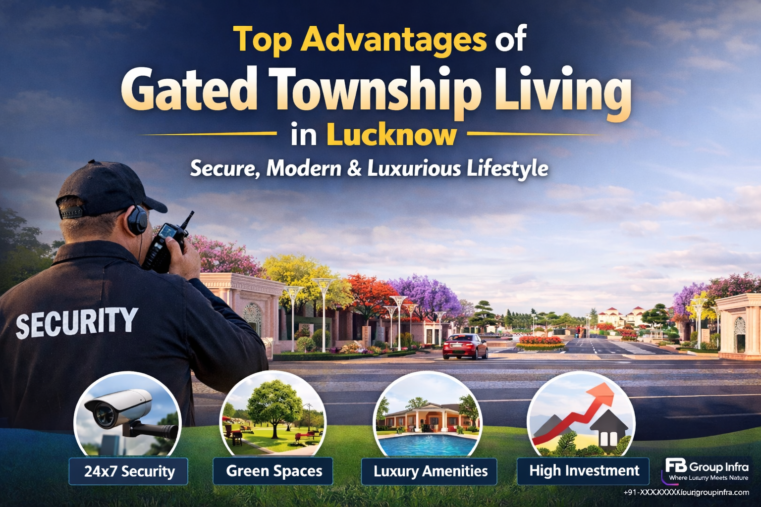 Advantages of Gated Township Living in Lucknow