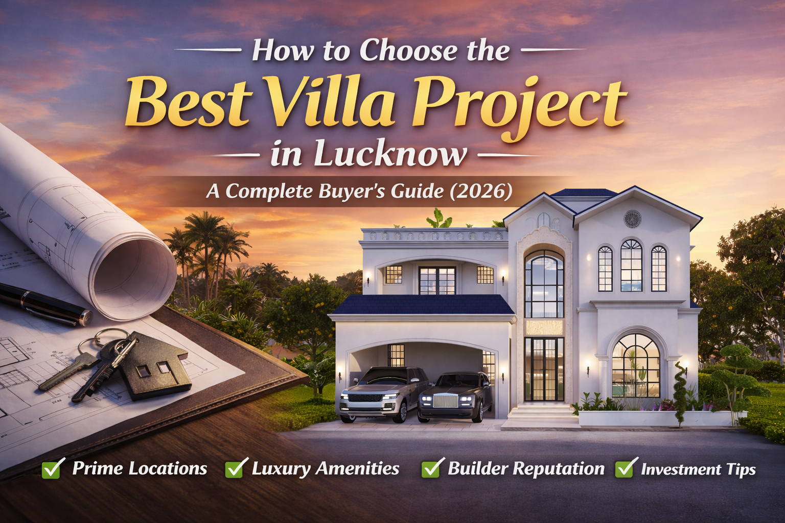 How to Choose the Best Villa Project in Lucknow