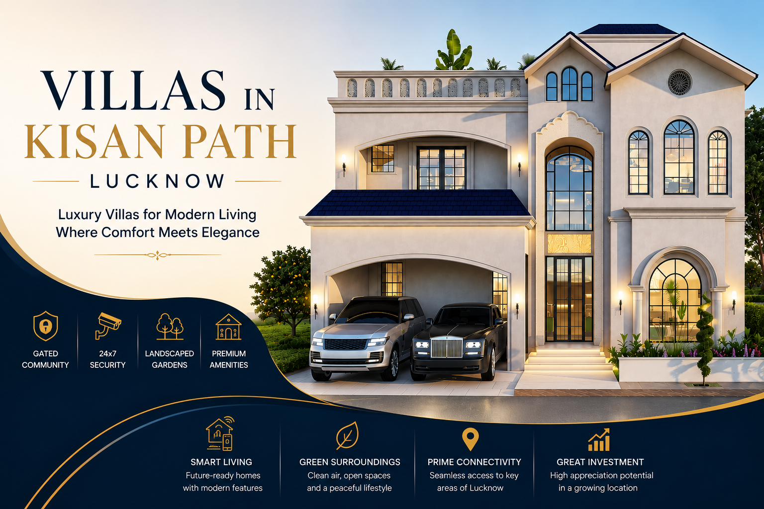 Villas in Kisan Path Lucknow